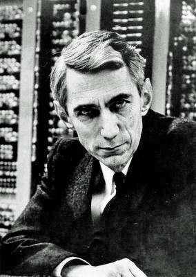 Claude Shannon, photographed at the Oberwolfach Research Institute